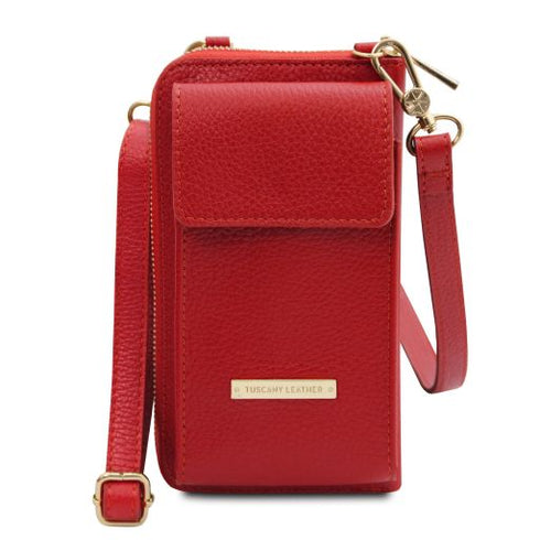 TL Bag - Leather wallet/phone holder with strap
